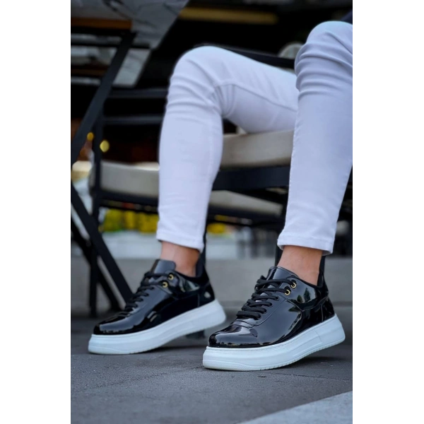 KB-X20 Kuback Siyah Rugan  Günlük Erkek Ayakkabı