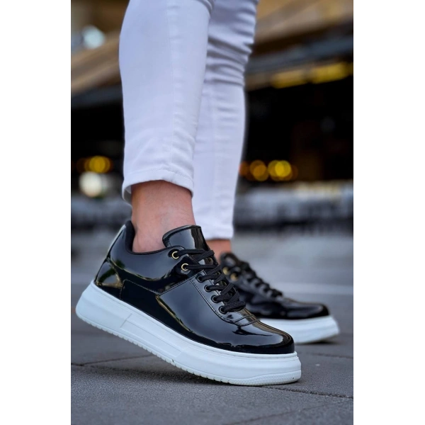 KB-X20 Kuback Siyah Rugan  Günlük Erkek Ayakkabı