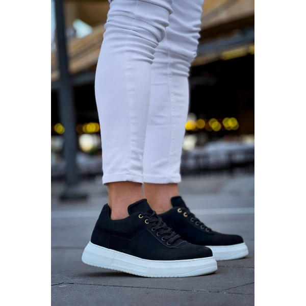 KB-X20 Kuback Siyah Süet  Günlük Erkek Ayakkabı