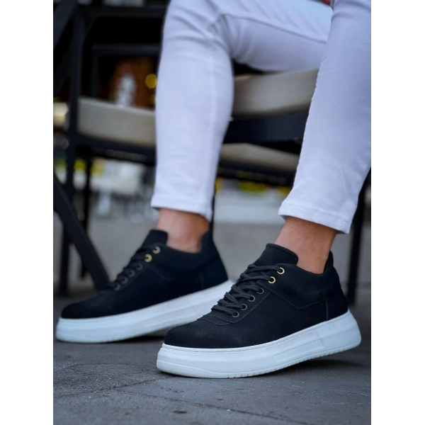 KB-X20 Kuback Siyah Süet  Günlük Erkek Ayakkabı