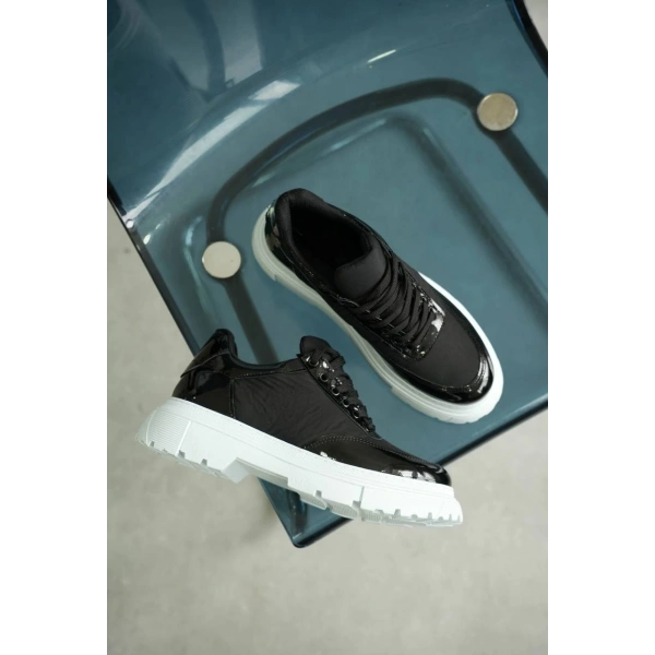 KB-X201 Kuback Siyah Rugan Paraşüt Günlük Erkek Ayakkabı