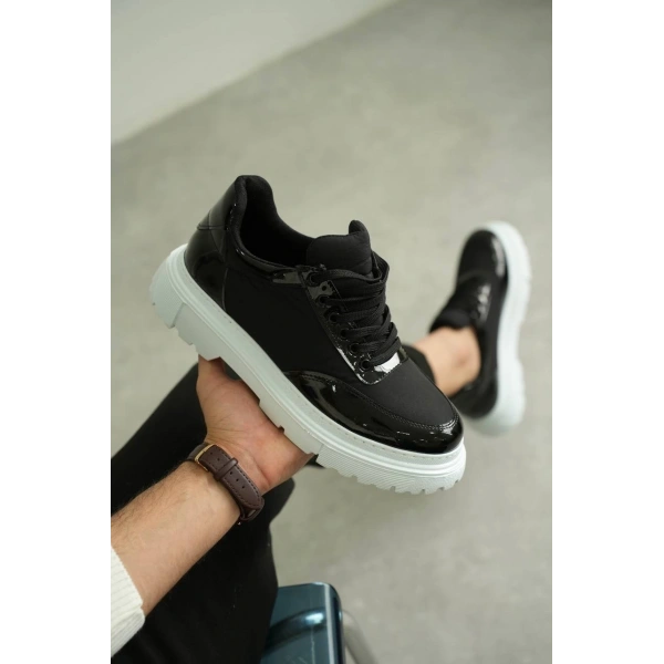 KB-X201 Kuback Siyah Rugan Paraşüt Günlük Erkek Ayakkabı