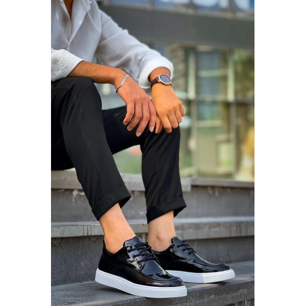 KB-X5 Kuback Siyah Rugan Günlük Erkek Ayakkabı