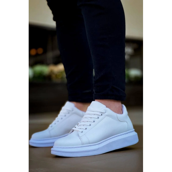 KB-X500  Kuback Bağcıklı Beyaz  Günlük Erkek Ayakkabı