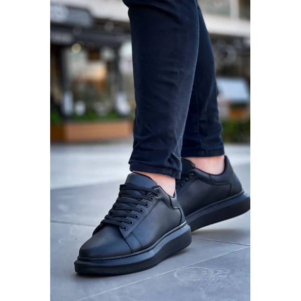 KB-X500  Kuback Bağcıklı Kömür  Günlük Erkek Ayakkabı