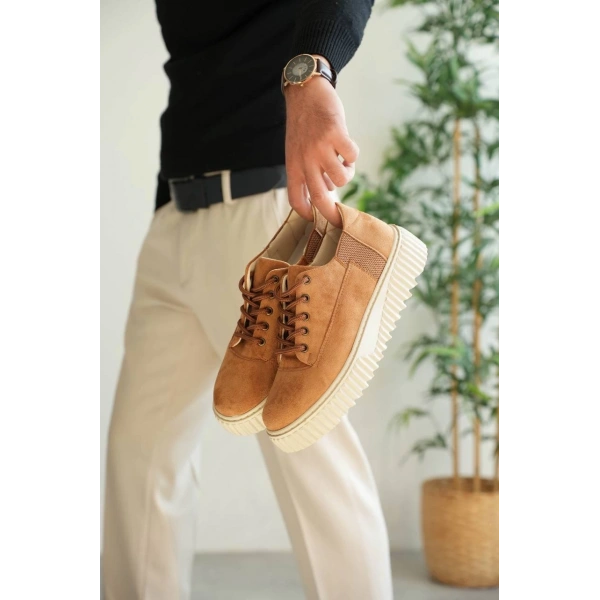 KB-X516 Kuback Taba Süet Günlük Erkek Ayakkabı