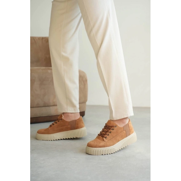 KB-X516 Kuback Taba Süet Günlük Erkek Ayakkabı