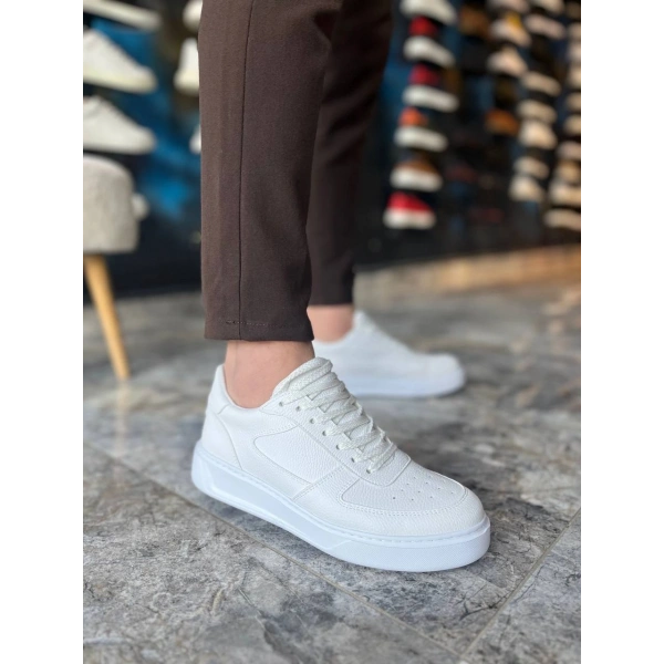 KB-X9 Kuback Beyaz Cilt Günlük Erkek Ayakkabı