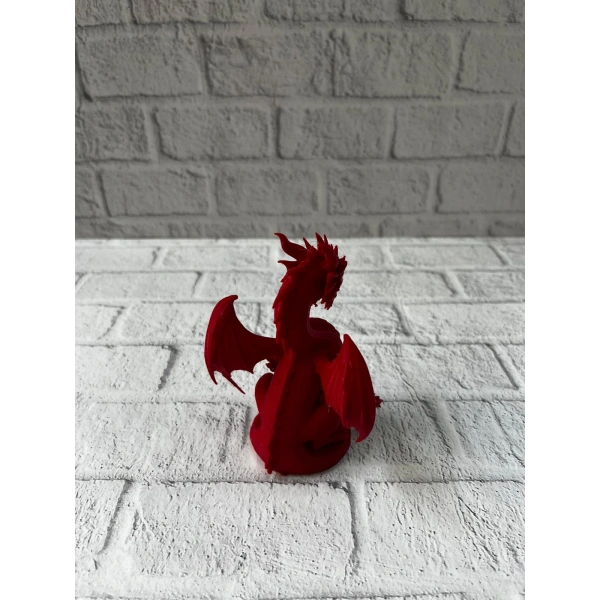 Kırmızı Ejderha Biblo 12 cm