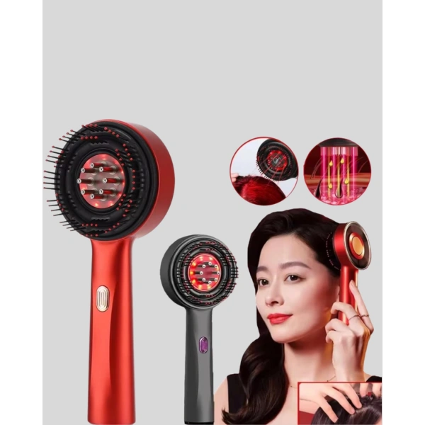 Kırmızı LED Işıklı Saç Derisi Masaj Aleti