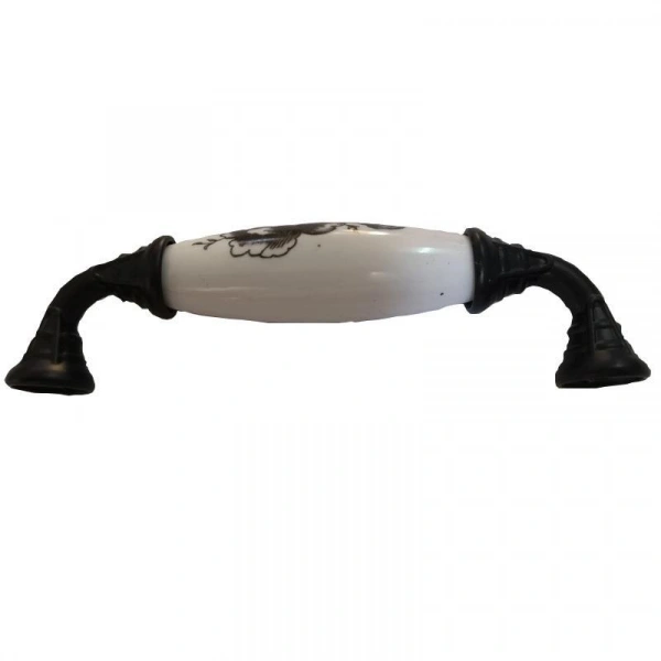 Klasik Silindir Kulp Mat Siyah 96 mm