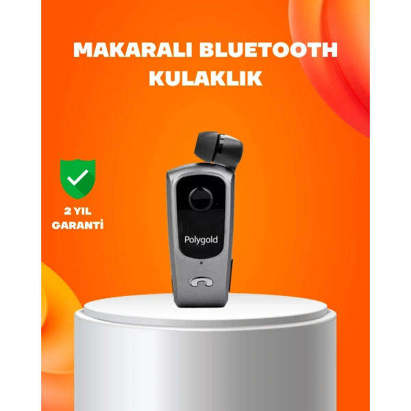 Klipsli Tasarımlı Bluetooth Kulaklık Uzun Pil Ömrü