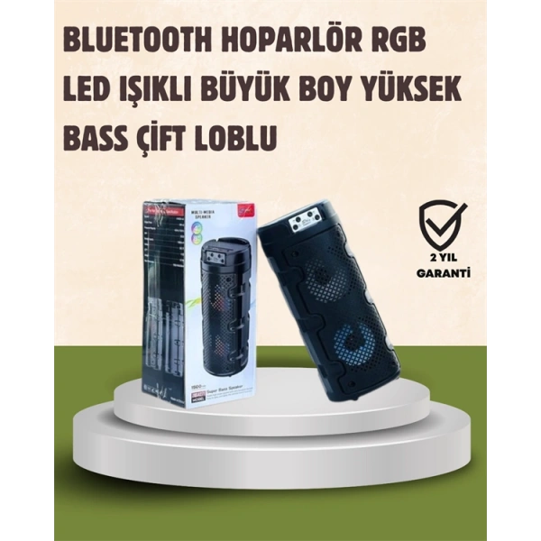 Kompakt Tasarım, Yüksek Ses Performansı – Çoklu Giriş Seçenekli Kablosuz Hoparlör (Bluetooth, USB, SD Kart, AUX)