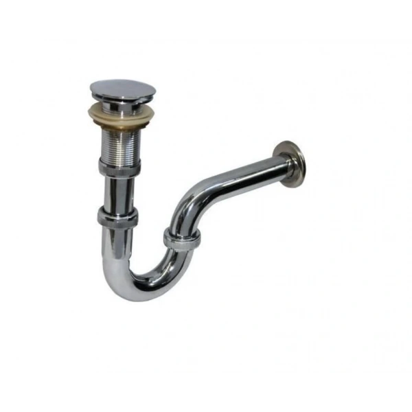 Krom Lavabo Sifonu Stoplu Pop-Up 32 mm