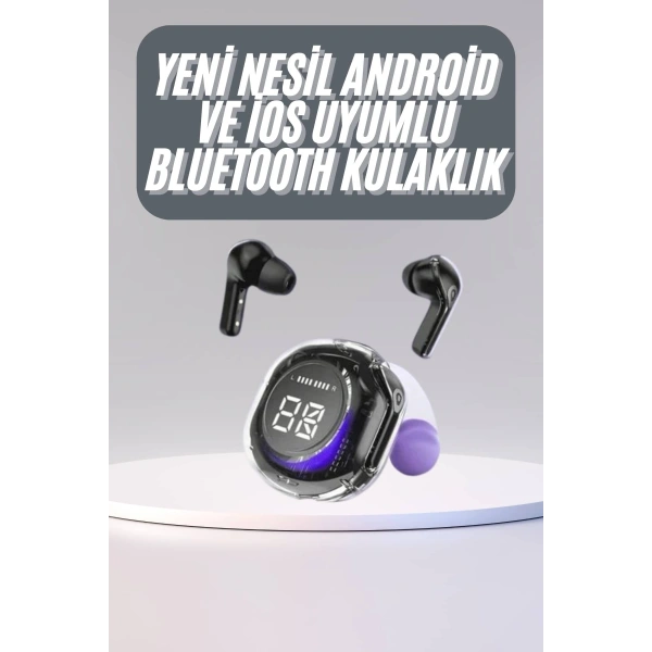 Kulak İçi Bluetooth Kulaklık ANC ENC Özellikli Şarj Göstergeli Kablosuz Kulaklık