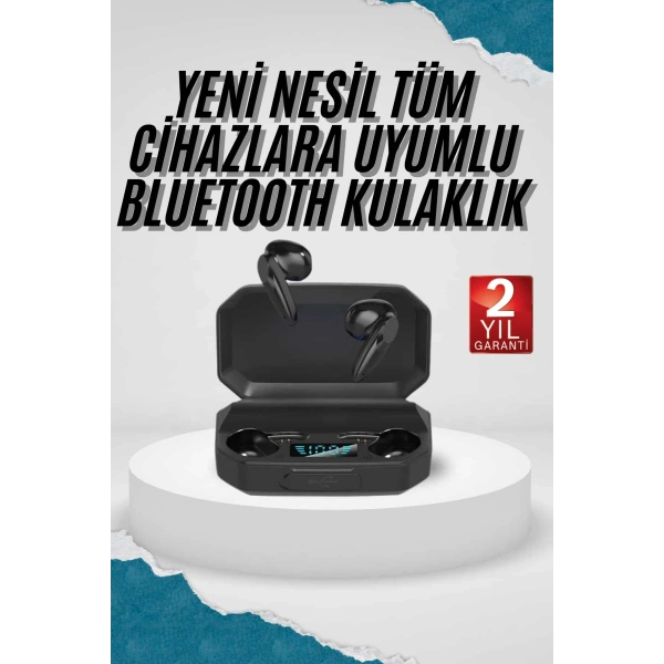 Kulak İçi Bluetooth Kulaklık Rgb Işıklı Çift Mikrofonlu iOS/Android Uyumlu BT 5.2
