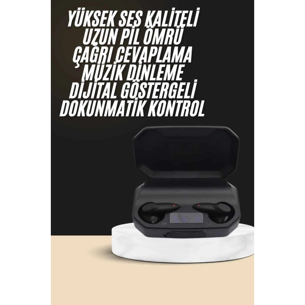 Kulak İçi Bluetooth Kulaklık Rgb Işıklı Çift Mikrofonlu iOS/Android Uyumlu BT 5.2