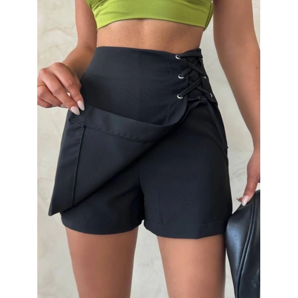 Kuş gözü şort etek s25819