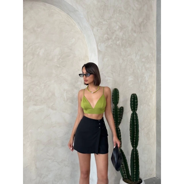 Kuş gözü şort etek s25819