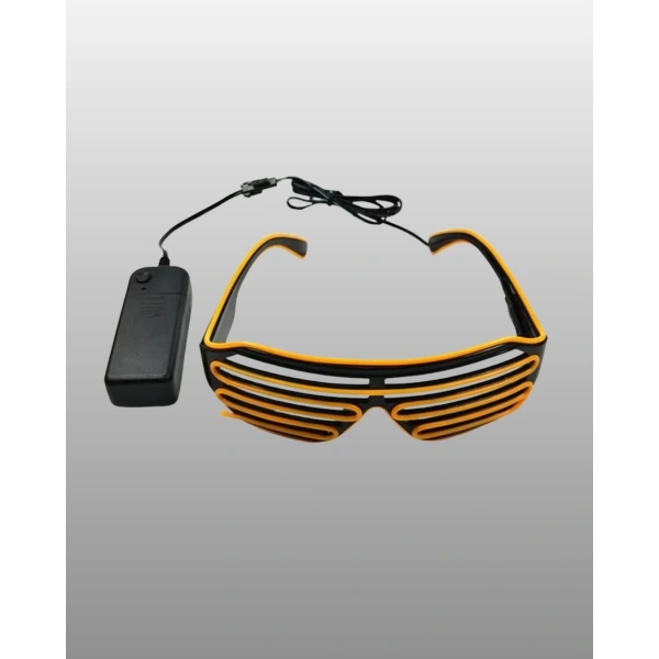 Kutlamalara Renk Katan LED Işıklı Parti Gözlüğü