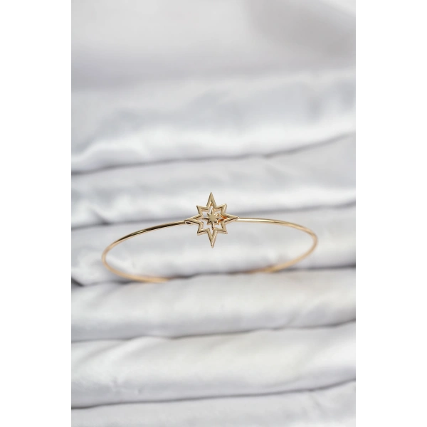 Kutup Yıldızı Model Gold Renk Bileklik