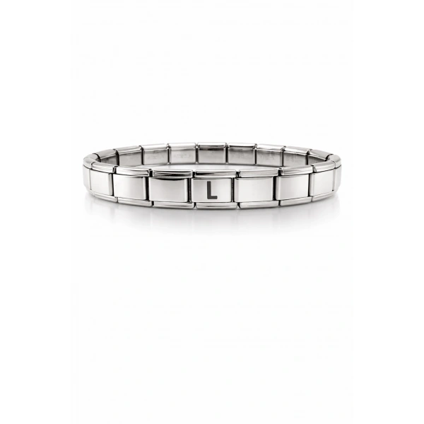 L Harfli Çelik Bileklik – Kişiye Özel Baş Harf Bileklik – Paslanmaz Çelik Zarif Kadın Bileklik