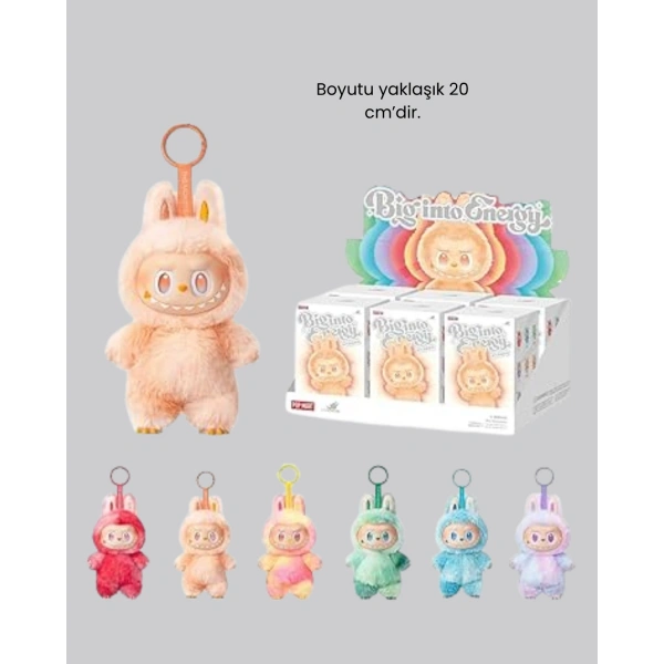 Labubu Peluş Oyuncak – Koleksiyonluk Yumuşak Dekoratif Figür 20 cm