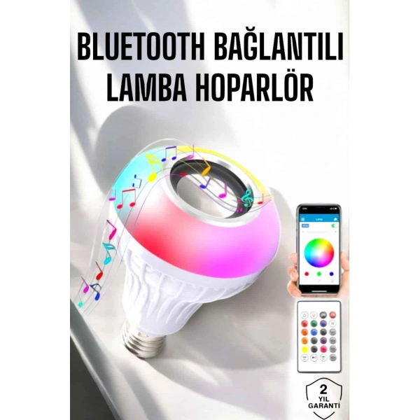 Lamba Led Hoparlör Dayanıklı ve Uzun Ömürlü Bluetooth Hoparlör
