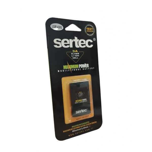 SERTEC - LG CF360 / LGIP-430G Uyumlu Batarya