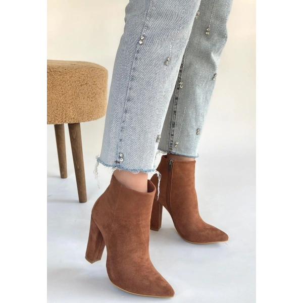 Loora Vizon Süet Topuklu Bot