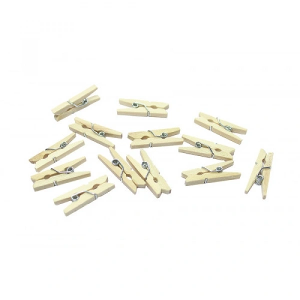 Mandal Mini Ahşap Mandal (10 Adet)