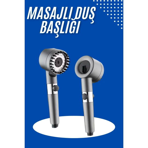 Masaj Etkili Duş Başlığı Yeni Nesil Çok Fonksiyonlu Ayarlanabilir Filtreli