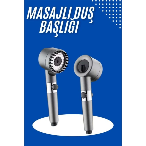 Masaj Etkili Duş Başlığı Yeni Nesil Çok Fonksiyonlu Ayarlanabilir Filtreli
