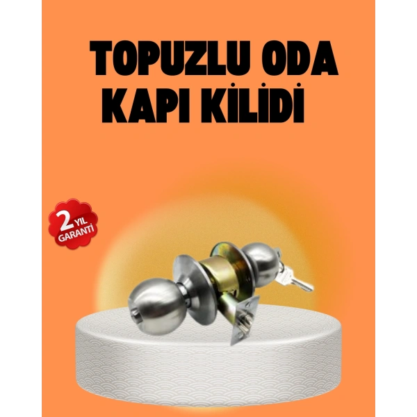 Mat Renk Topuzlu Kapı Kilidi – Giriş Tipi