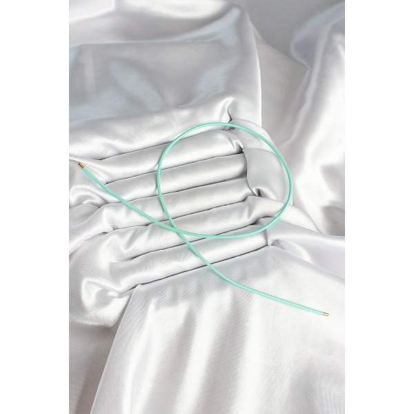 Mıknatıslı Turkuaz Renk Sarmal Kadın Bileklik