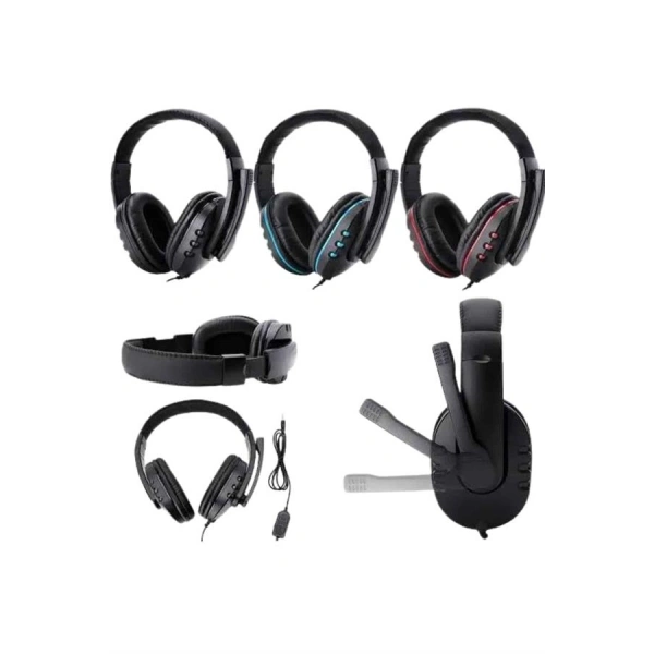 Mikrofonlu  Kulaklık  Kulaklığı Yüksek Ses Kaliteli Stereo Yumuşak Yastıklar