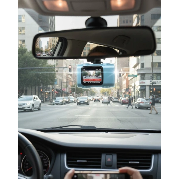 Mini Araç İçi Kamera Sürekli Kayıt Geniş Açılı