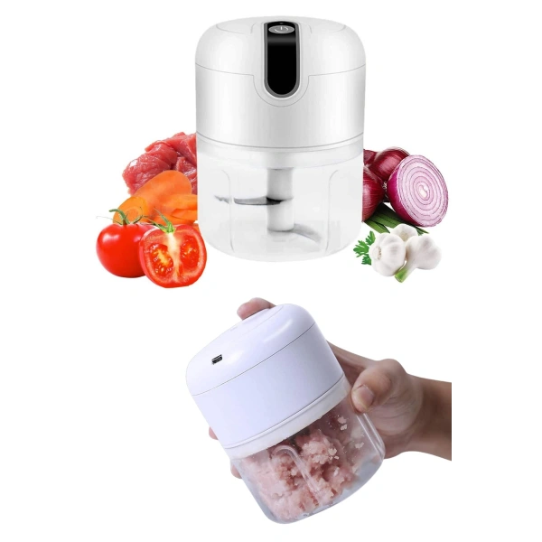 Mini Doğrayıcı Rondo Taşınabilir Mini El Blender Paslanmaz Çelik