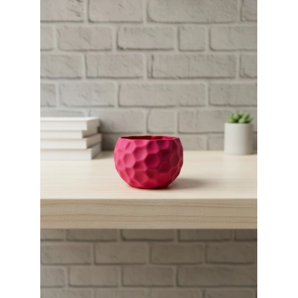 Mini Mor Dekoratif Saksı 5 cm Modern Masaüstü Bitki Saksısı