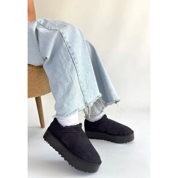 Mitay Siyah Süet Bot