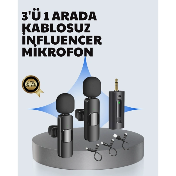 Mobil Uyumlu Mikrofon - Dış Mekân İçin İdeal