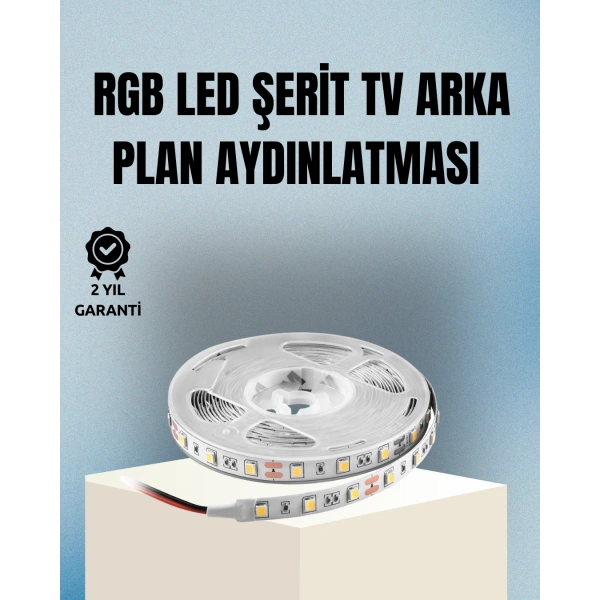 Müzikle Senkronize LED Şerit TV Aydınlatma