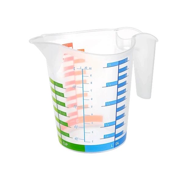 Ölçü Kabı Dereceli Renkli 1000 ML + 300 ML Set