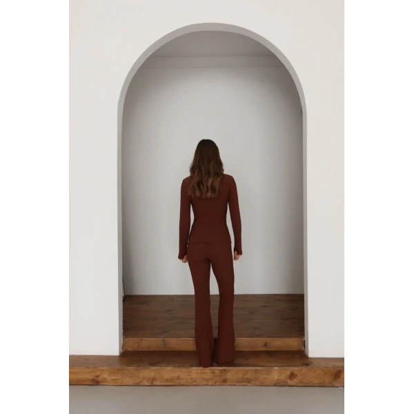 Ottoman alt üst takım kahve pt510442