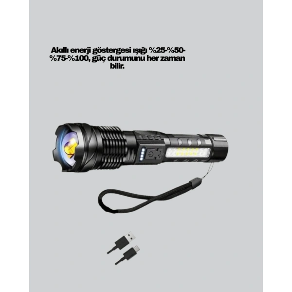 Outdoor ve Acil Durum İçin Güçlü LED El Feneri