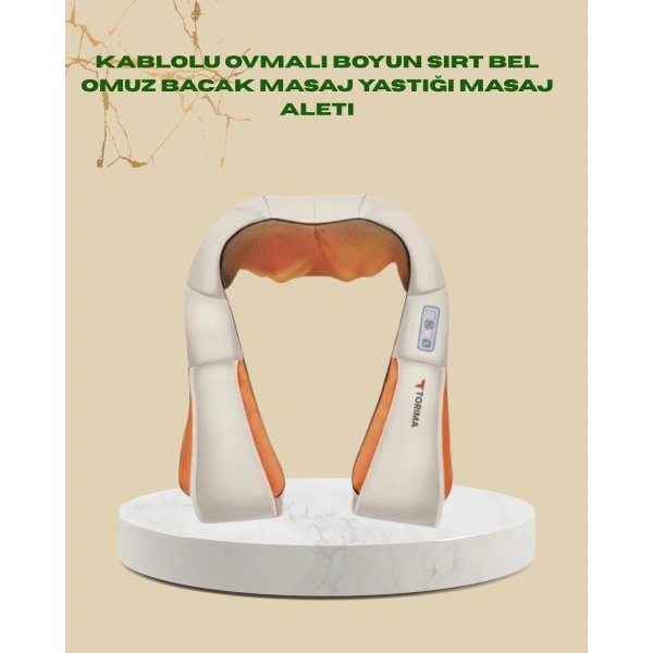 Ovmalı Isıtmalı Masaj Aleti – Boyun, Sırt, Bel, Omuz ve Bacak İçin