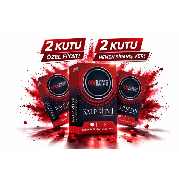 OXLove Kalp Ritmi Prezervatif 10’lu 2 Kutu Toplam 20 Adet – Uzun Süreli Güvenli Koruma