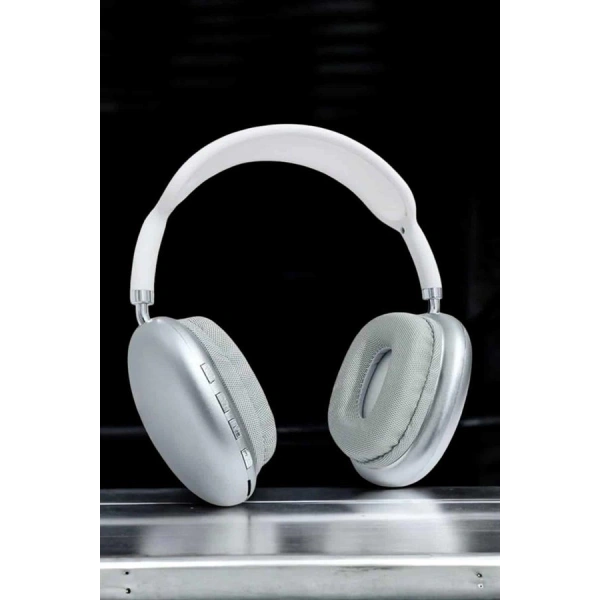 P9 Plus Kablosuz Kulak Üstü Bluetooth Kulaklık Beyaz Mikrofonlu Kulaküstü Kablosuz Kulaklık