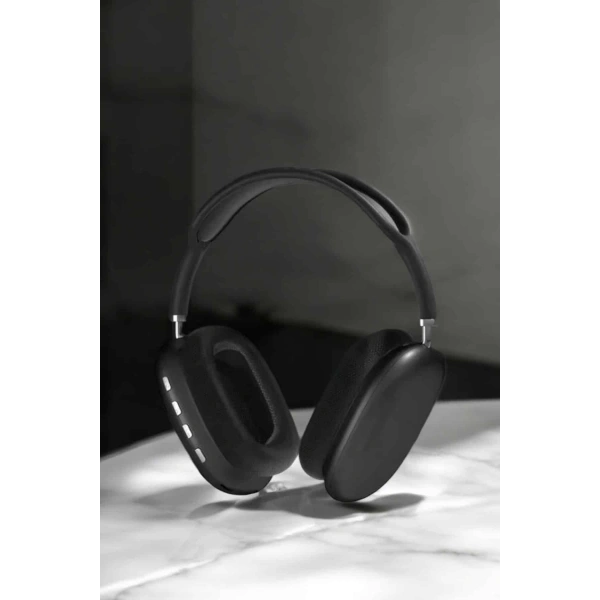 P9 Plus Kulaklık Siyah Bluetooth Bağlantılı Kulak Üstü Kablosuz