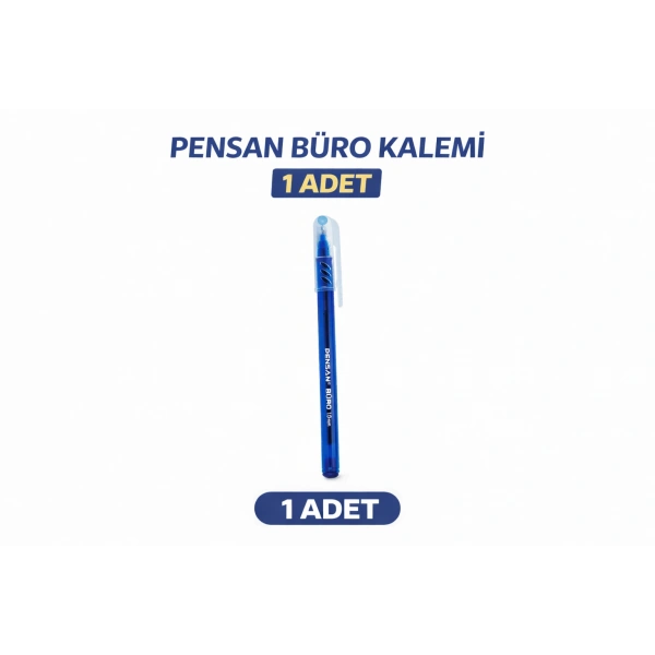 Pensan Büro Tükenmez Kalem 1.0 mm Mavi 1 Adet